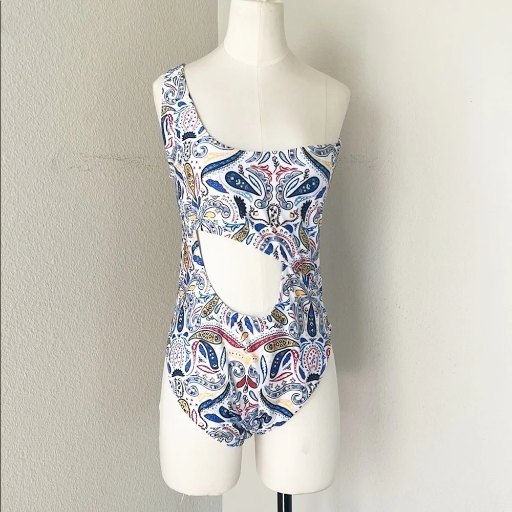 NWT Onia Paisley One Piece Bathing Suit